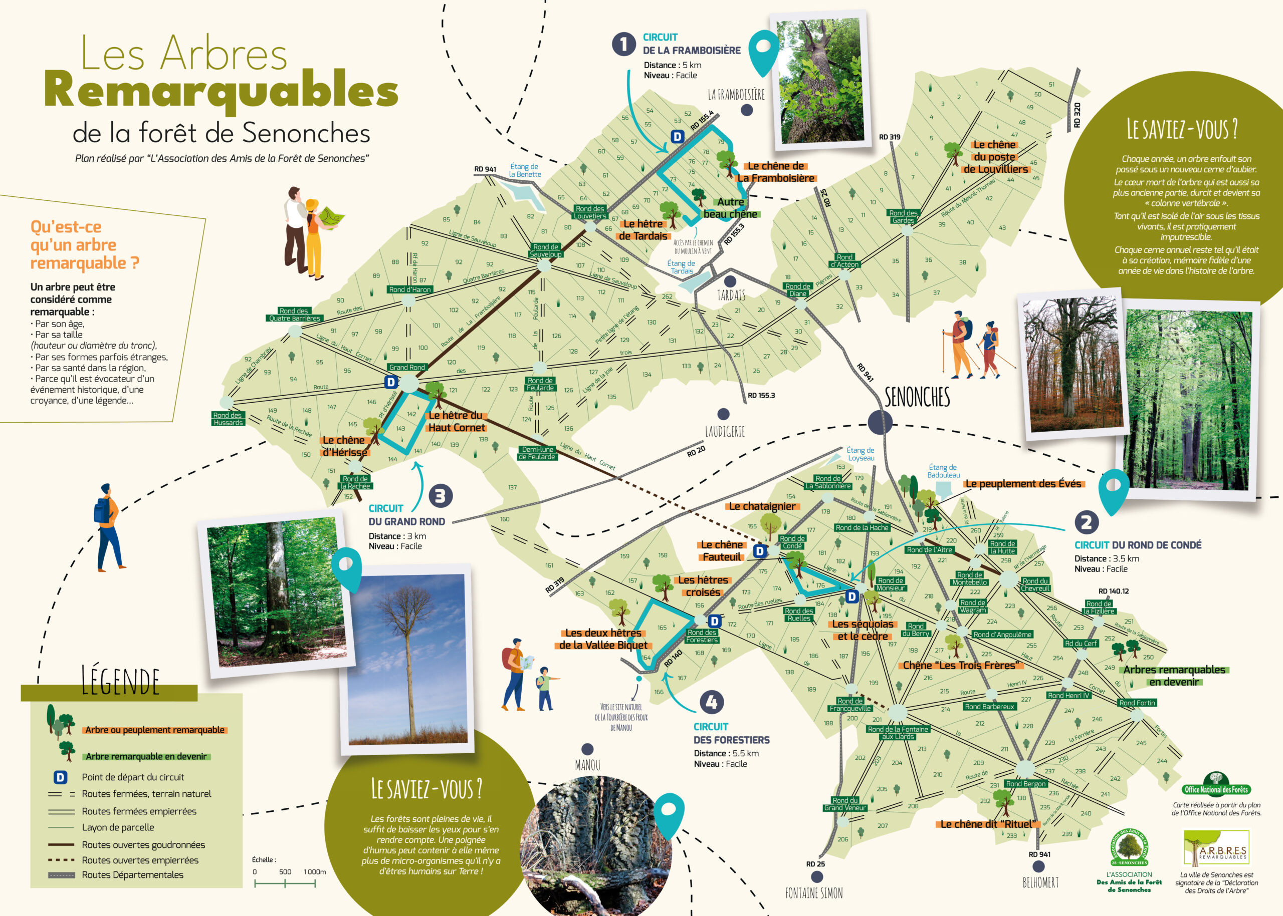 Carte interactive des arbres remarquables