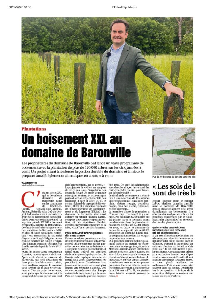 L'Echo Républicain 30 05 2026-plantations Baronville