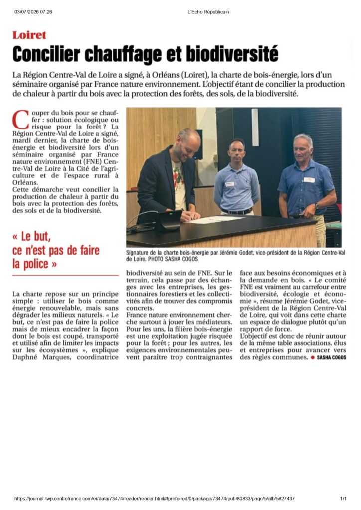 L'Echo Républicain 03 07 2026-bois énergie